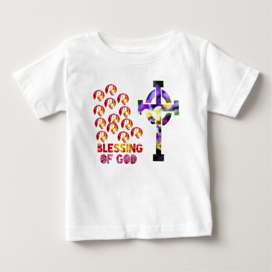神の祝福 ベビーTシャツ (正面)