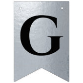 神の祝福 名 黒 銀 十字架少年 確認 バンティングフラッグ (第2の旗)