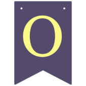 神の祝福 6文字 紫 ネイビー 洗礼 堅固 バンティングフラッグ (第2の旗)