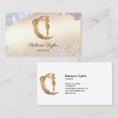 神の神フェミニン神秘のヒーラーの生活coac 名刺 (正面/裏面)