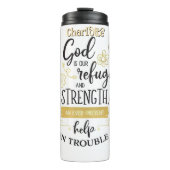 神の私たちの避難所と強さ タンブラー (正面)