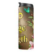 神の私たちの避難所と強さ タンブラー (回転右)