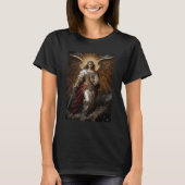 神の秩序の光、大天使ミカエル Tシャツ (正面)