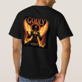 神の立ち上がり – 強い女(箴言24:16) Tシャツ (裏面)