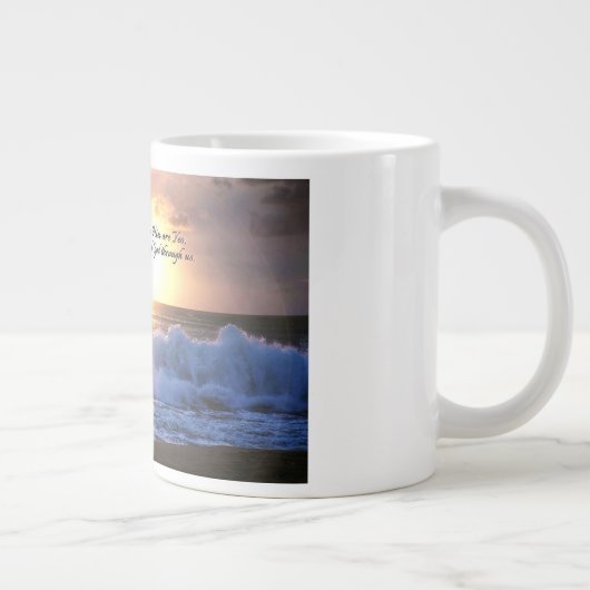 『神の約束すべて』海 ジャンボコーヒーマグカップ (右)