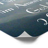 神の約束の聖句のポスター ポスター (角)