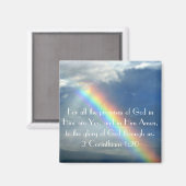 神の約束の聖句のポスター マグネット (正面/裏面)