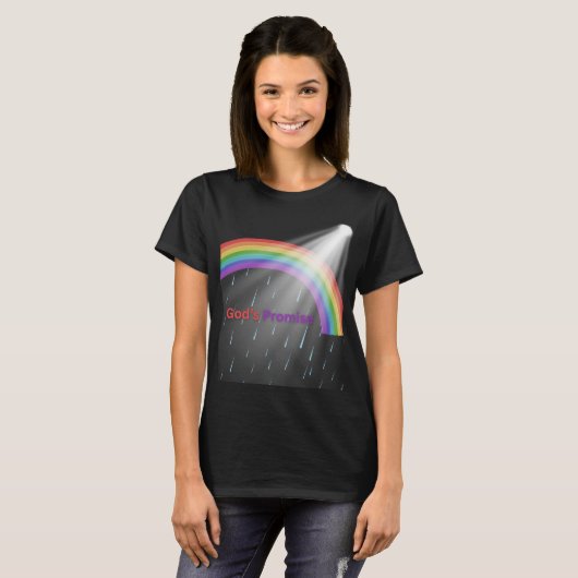 神の約束の虹Tシャツ Tシャツ (正面フル)
