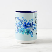 神の約束は全ての必要のために – イザ。41 ツートーンマグカップ (中央)