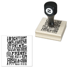 神の約束は、あなたのあらゆる必要に応える - 詩篇92:12-14 ラバースタンプ