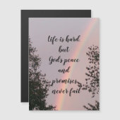 神の約束勇気付けられる磁気挨拶 (正面/裏面)