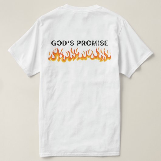神の約束 Tシャツ (デザイン裏面)