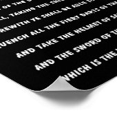 神の紋章またはプリント ポスター (角)