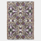 神の素晴らし渦巻きデザイン-ブランケット スローブランケット (正面縦)