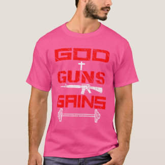 神の素晴らし銃が得る – あなたやフライに最適 Tシャツ