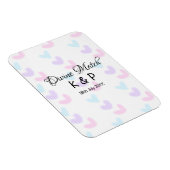 神の結び目 カップル名 ハート模様 マグネット (右側)