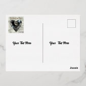 神の結婚力 箔招待状ポストカード (裏面)