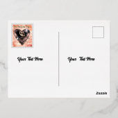 神の結婚力 箔招待状ポストカード (裏面)