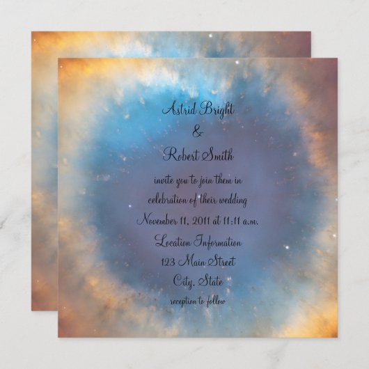 神の結婚目 招待状 (正面/裏面)