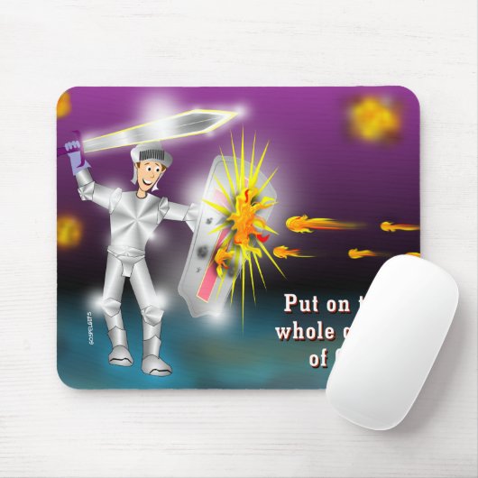 神の置かれた全体的に見ると装甲 マウスパッド (マウス)