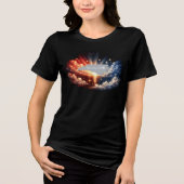 神の署名入り トライブレンドTシャツ (正面)