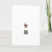 神の羊のイースターの祝福 カード (裏面)