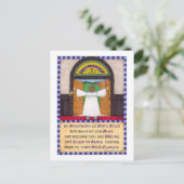 神の群れの羊飼い感動的ポストカード ポストカード (スタンド正面)