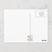 神の群れの羊飼い感動的ポストカード ポストカード (裏面)