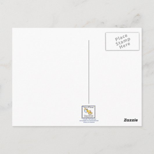 神の群れの羊飼い感動的ポストカード ポストカード (裏面)