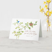 神の翼の下に カード (黄色い花)