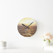 神の聖なる十字架海 ラウンド壁時計 (ホーム)