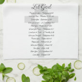 神の聖なる書物、 経典 キッチンタオル (折り畳み)