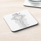 神の聖なる書物、 経典 コースター (左側)