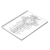 神の聖なる書物、 経典 ノートブック (左側)