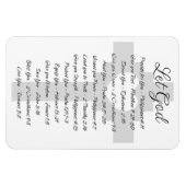 神の聖なる書物、 経典 マグネット (横)