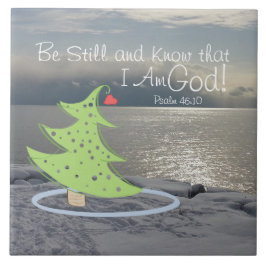 神の聖句を知り続けなさい、クリスマス タイル