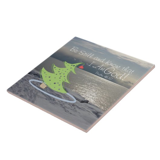 神の聖句を知り続けなさい、クリスマス タイル (側面)