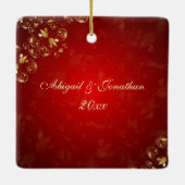 神の聖書の名前イザヤ書9:6 パーソナライズされた, セラミックオーナメント (裏面)