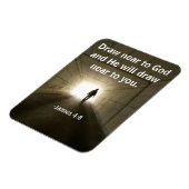 神の聖書の引用文に近づく マグネット (左側)