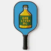 神の肝油 ピックルボールラケット (裏面)