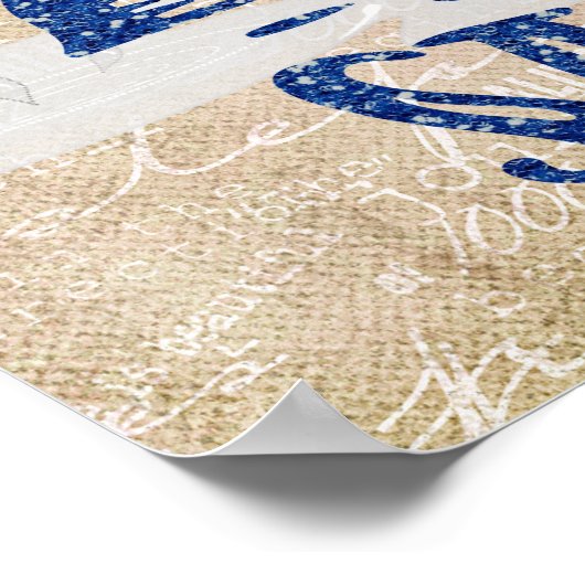 神の肯定を信じる ポスター (角)