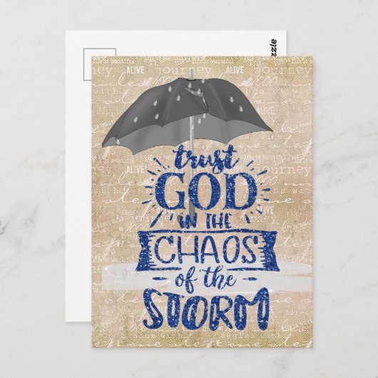 神の肯定を信じる ポストカード (正面/裏面)