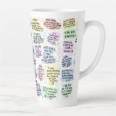 神の肯定 カフェラテマグ (右)