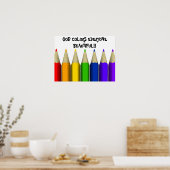 神の色みんな美!!...宗教的な地位 ポスター (キッチン)