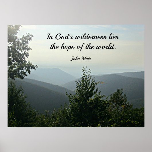 神の荒野に世界の希望がある。 ポスター (正面)