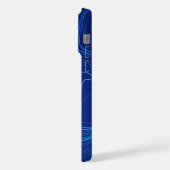 神の葉 – 青ファンキー版 iPhoneケース (左側面)