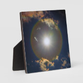 神の虹色のライトショー フォトプラーク (正面)