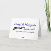 神の蝋燭と歩くこと カード (裏面)