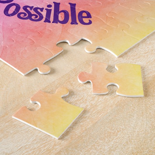 神の蝶の花の芸術と感動的 ジグソーパズル (側面)