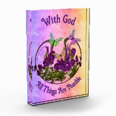 神の蝶の花の芸術と感動的 フォトブロック (左)